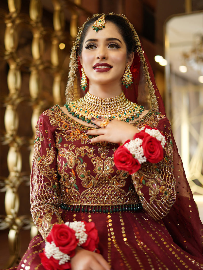 Hot Red Bridal Dress