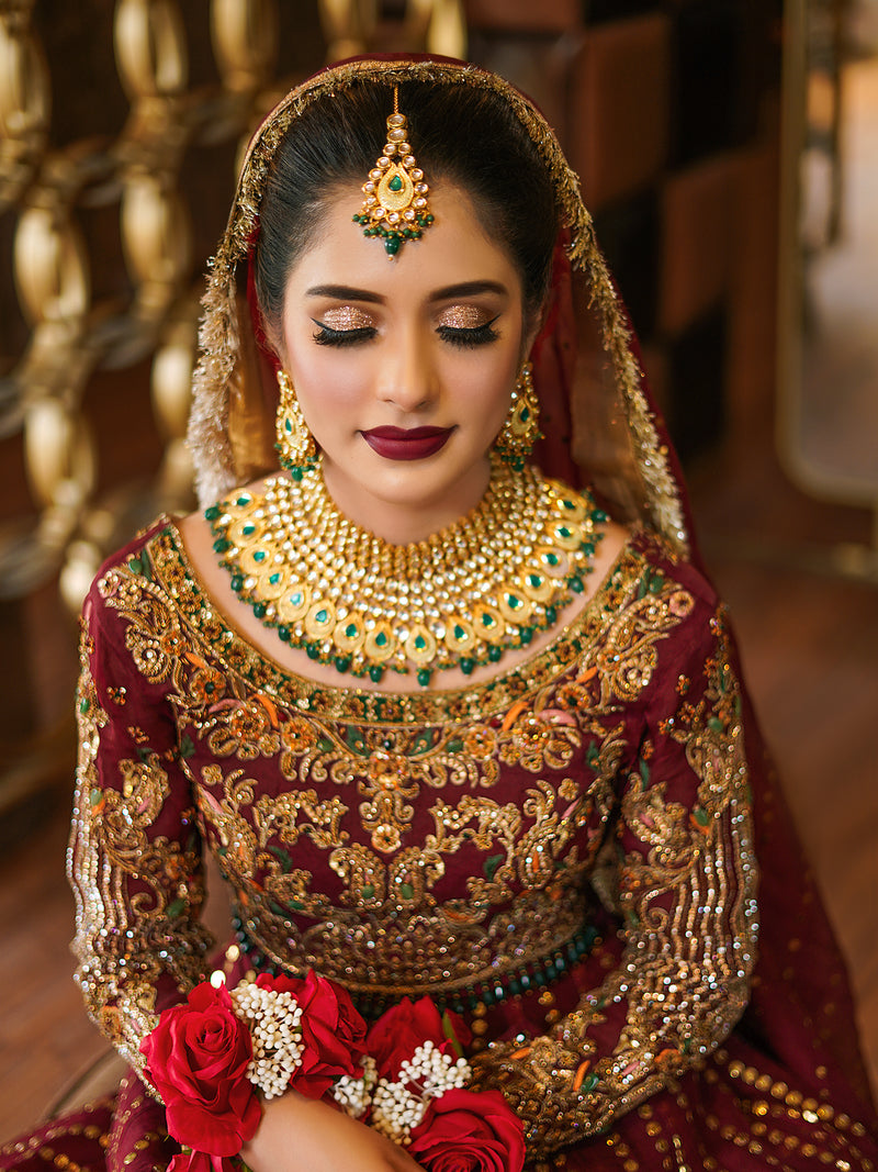 Hot Red Bridal Dress